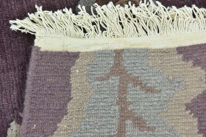 6' 9 x 8' 2 Hand Knotted Nepal Wool Rug