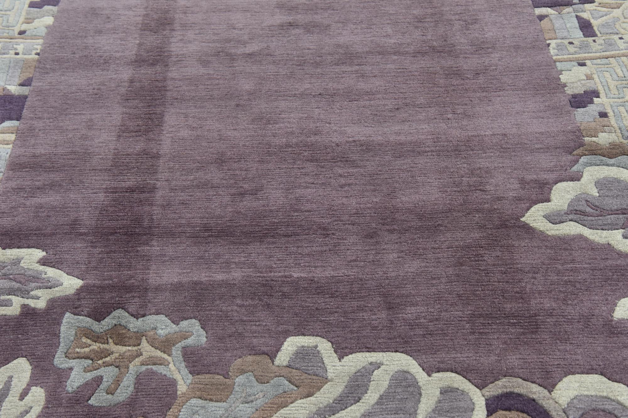6' 9 x 8' 2 Hand Knotted Nepal Wool Rug