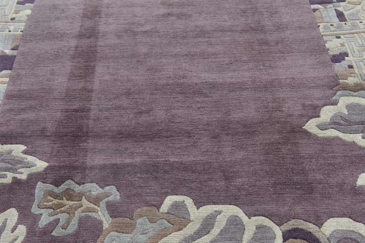6' 9 x 8' 2 Hand Knotted Nepal Wool Rug