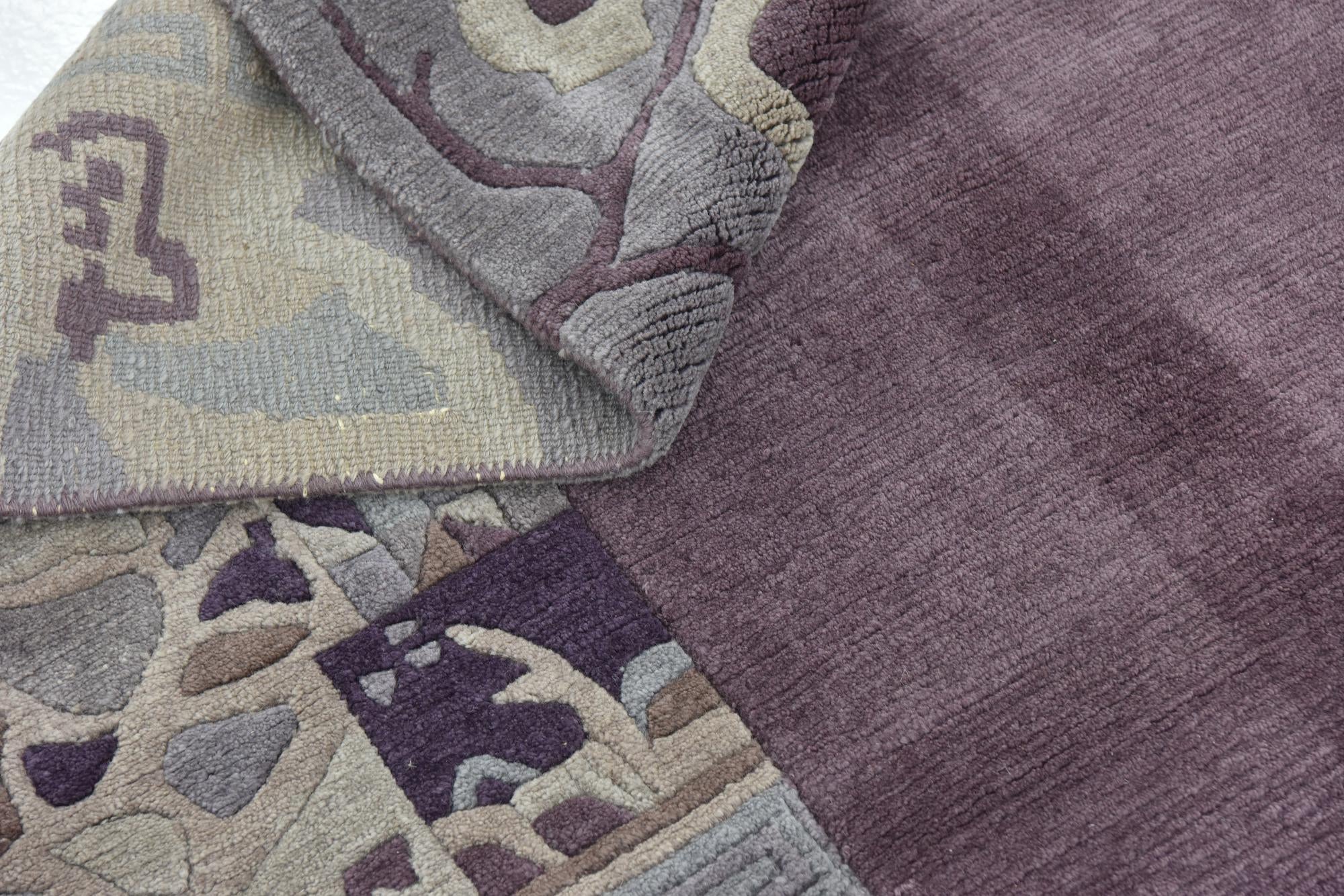 6' 9 x 8' 2 Hand Knotted Nepal Wool Rug