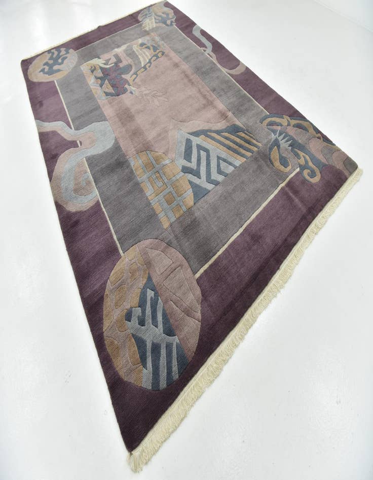 Detail image of 8' 3 x 11' 9 Hand Knotted Nepal Wool Rug