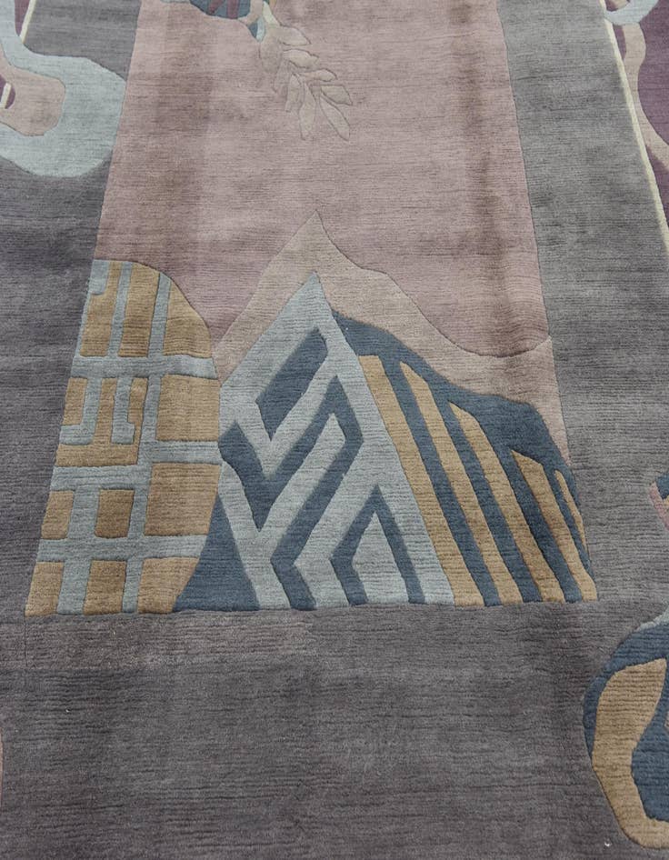 Detail image of 8' 3 x 11' 9 Hand Knotted Nepal Wool Rug