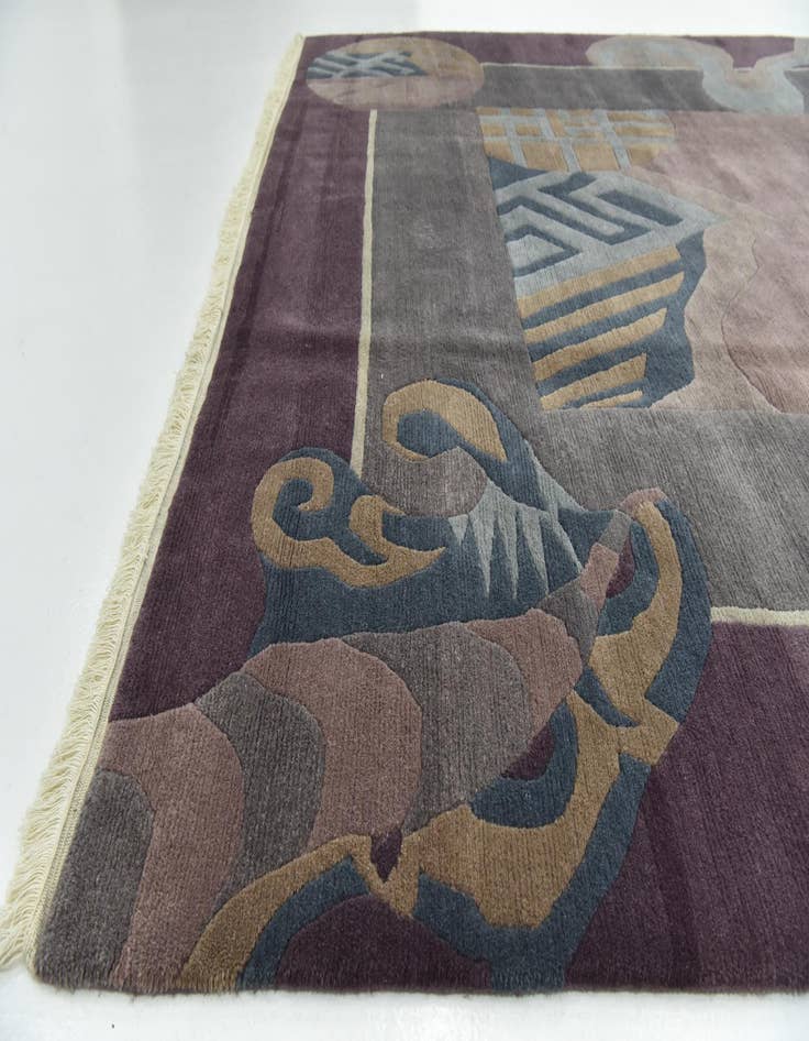 Detail image of 8' 3 x 11' 9 Hand Knotted Nepal Wool Rug