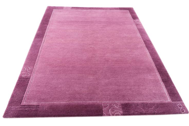 Detail image of 4' 8 x 6' 6 Hand Knotted Nepal Wool Rug