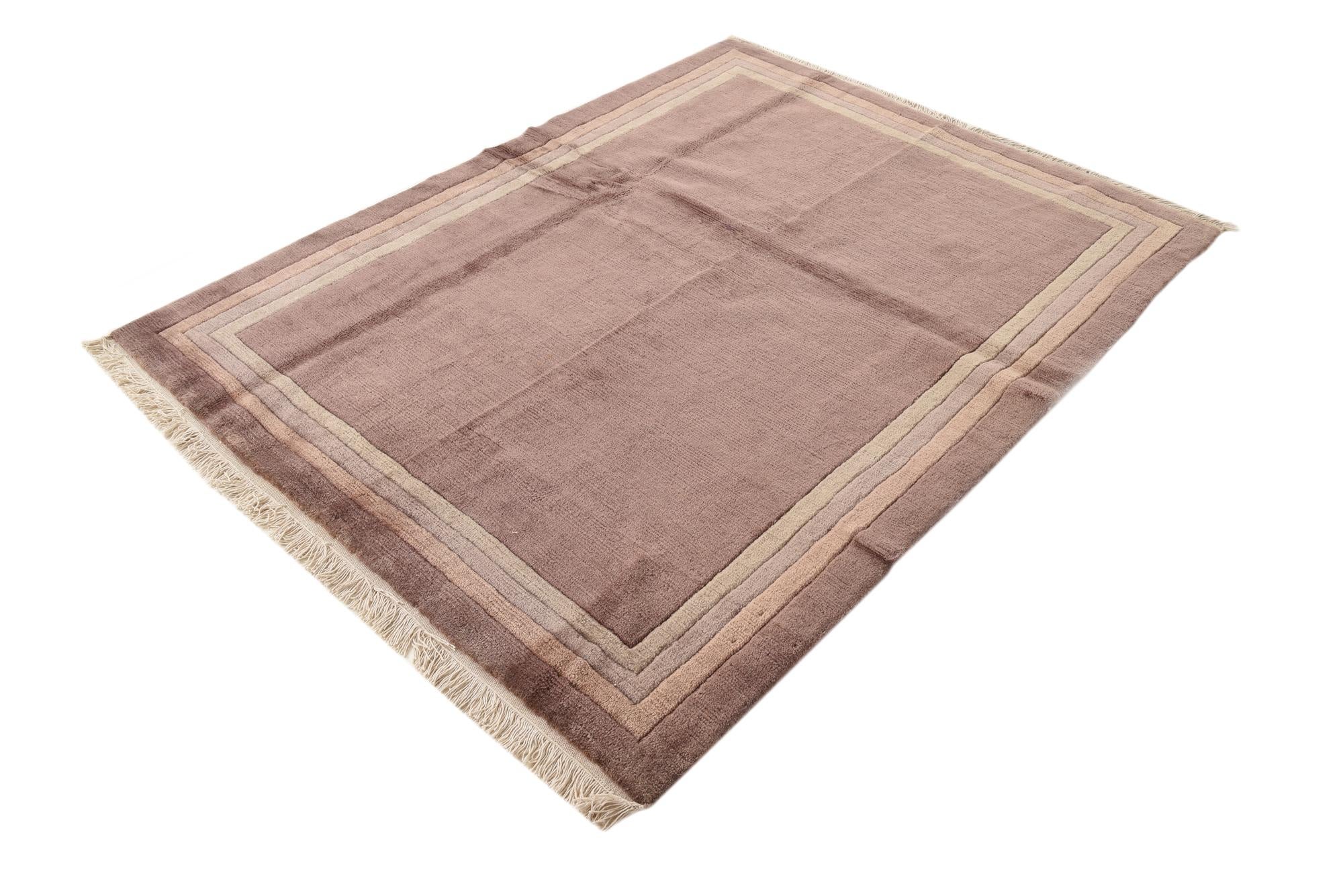 5' x 6' 5 Hand Knotted Nepal Wool Rug