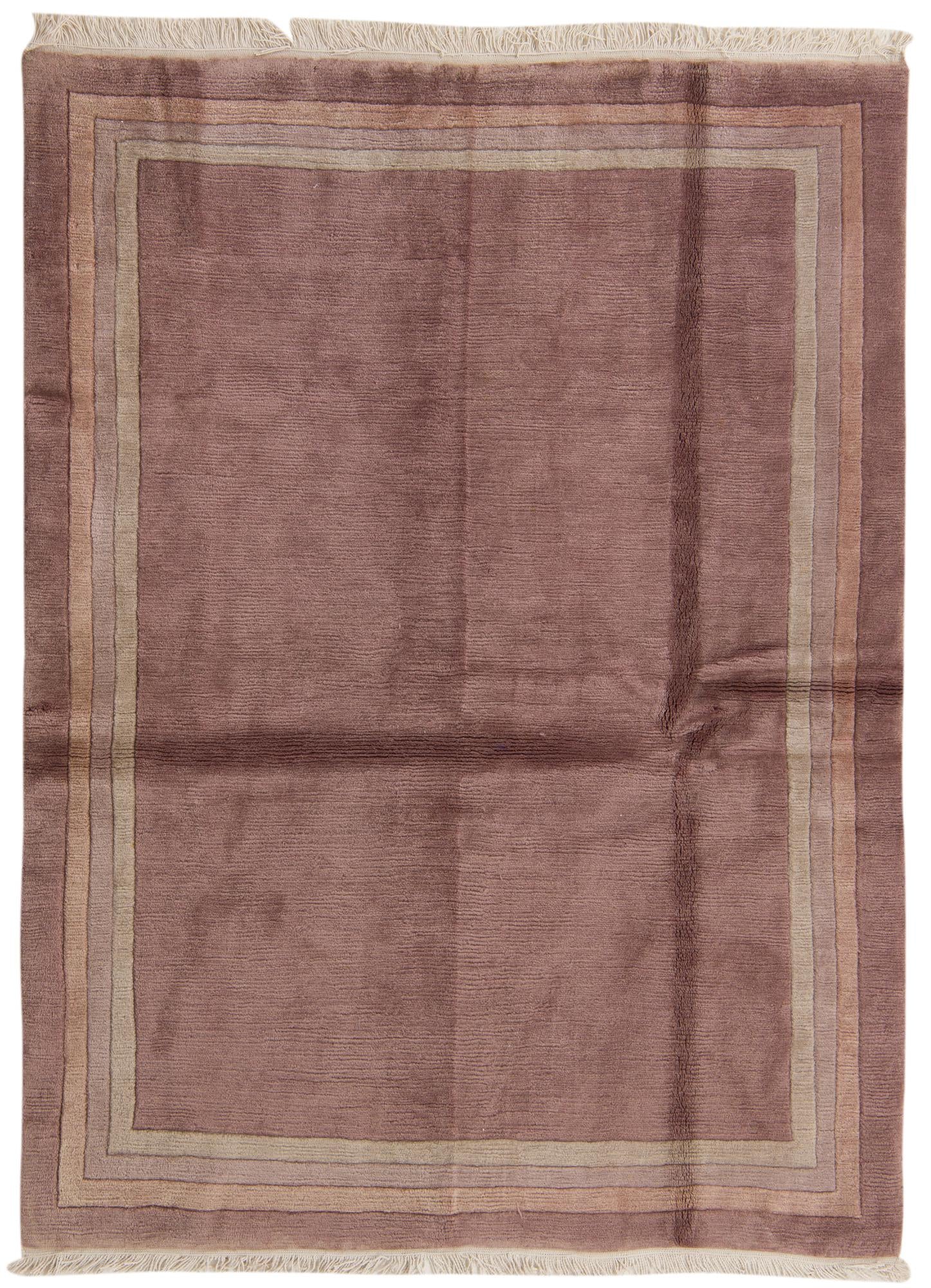 5' x 6' 5 Hand Knotted Nepal Wool Rug