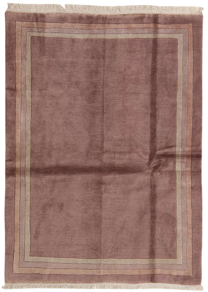 5' x 6' 5 Hand Knotted Nepal Wool Rug