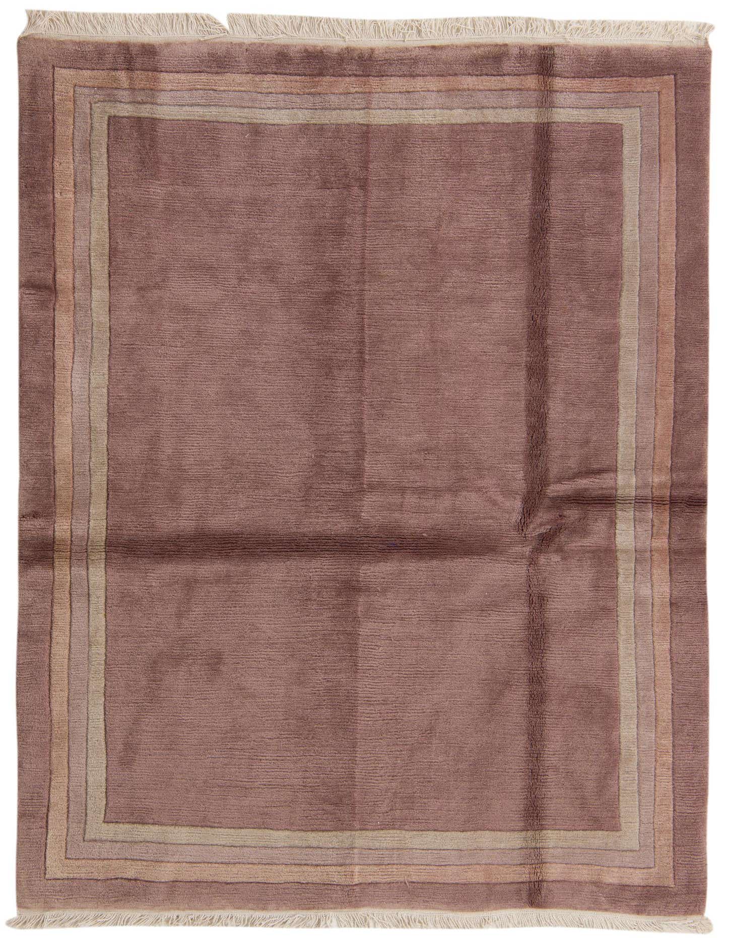 5' x 6' 5 Hand Knotted Nepal Wool Rug