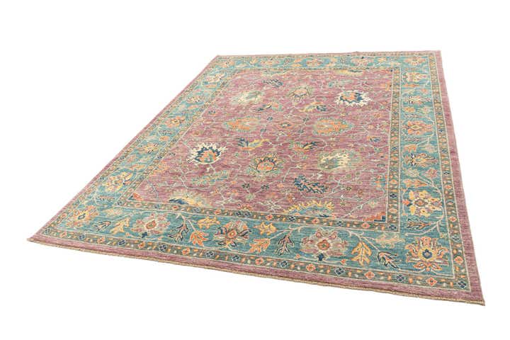 7' 10 x 9' 11 Hand Knotted Oushak Rug