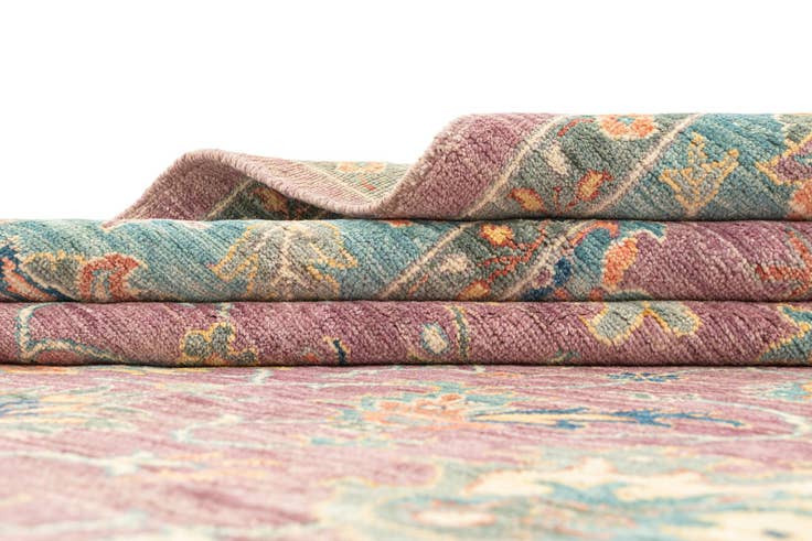 Detail image of 7' 10 x 9' 11 Hand Knotted Oushak Rug