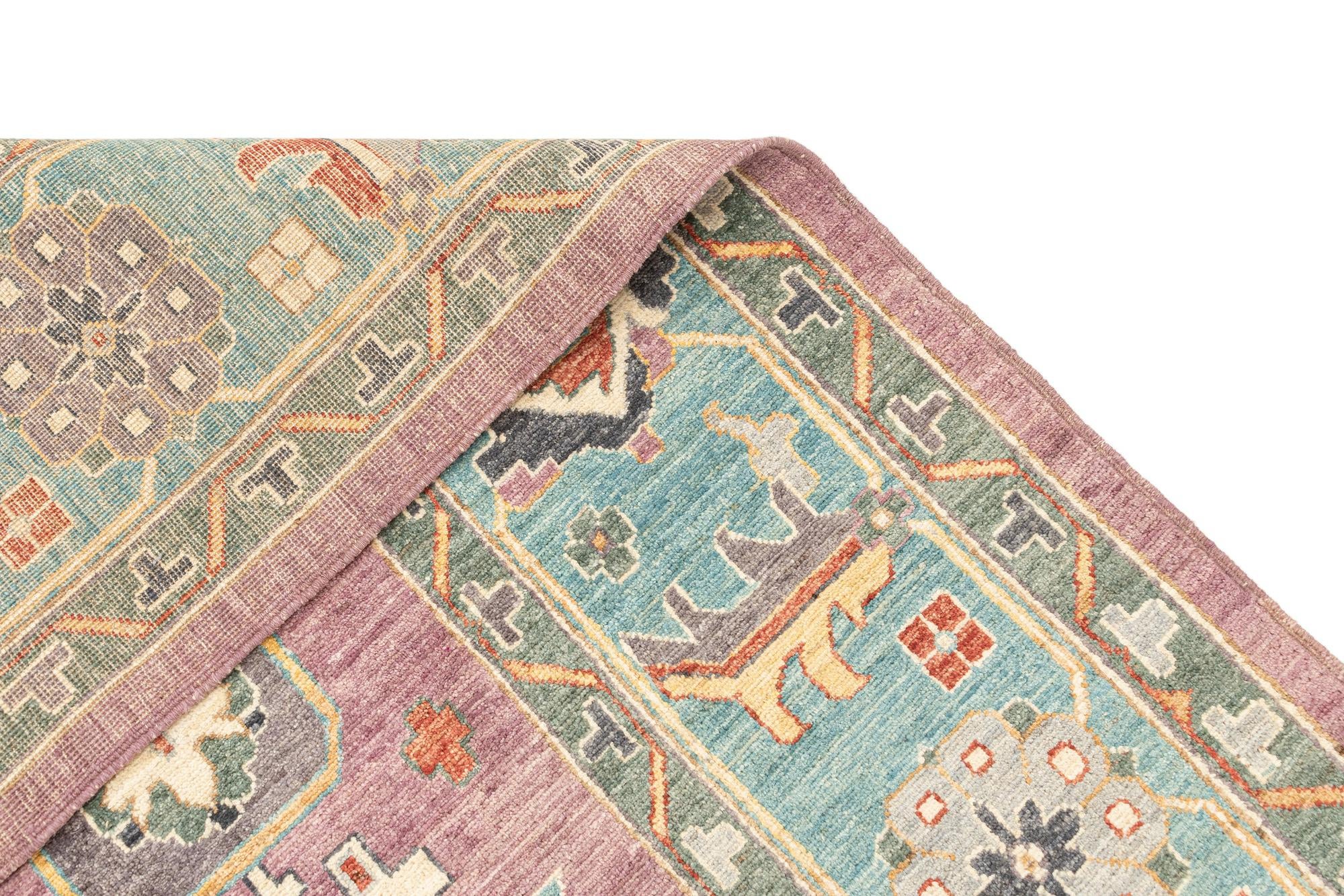 8' 9 x 12' Hand Knotted Oushak Rug