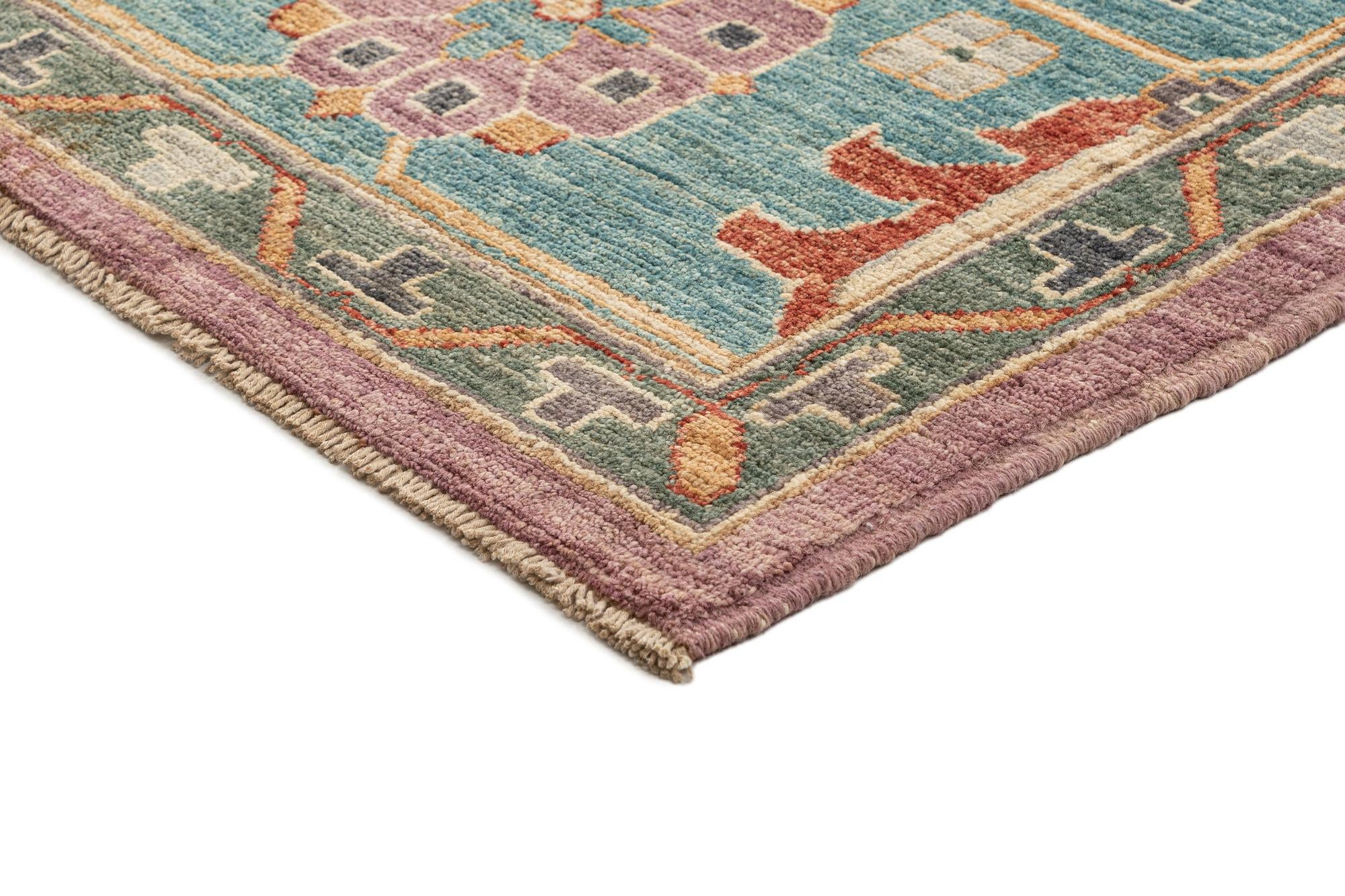 8' 9 x 12' Hand Knotted Oushak Rug