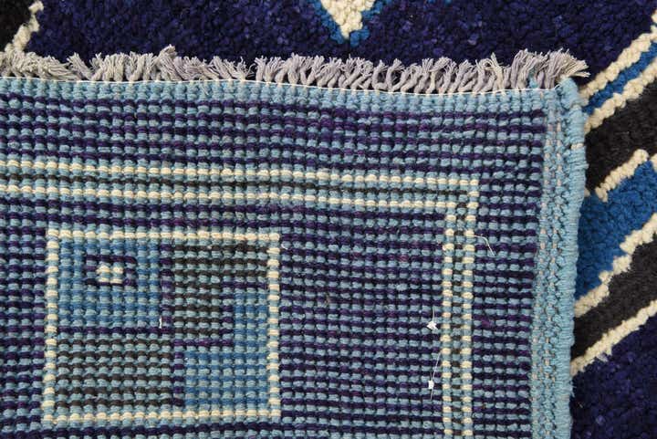8' 1 x 10' 1 Hand Knotted Oushak Wool Rug