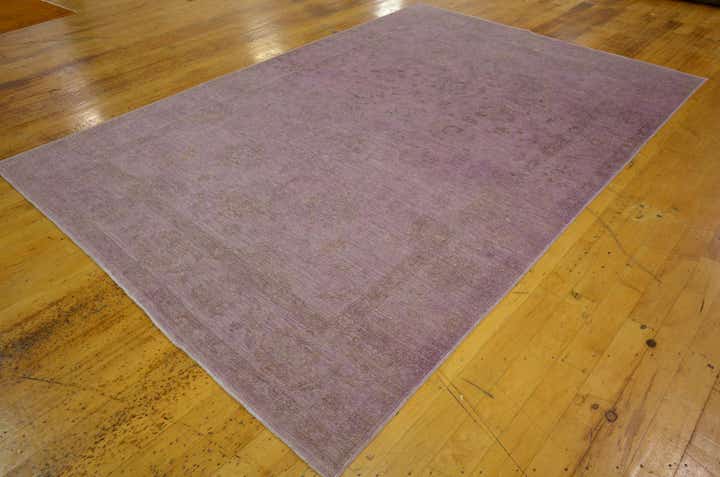 6' 6 x 9' 9 Hand Knotted Over-Dyed Ziegler Oriental Rug