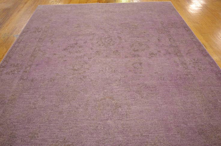 Detail image of 6' 6 x 9' 9 Hand Knotted Over-Dyed Ziegler Oriental Rug