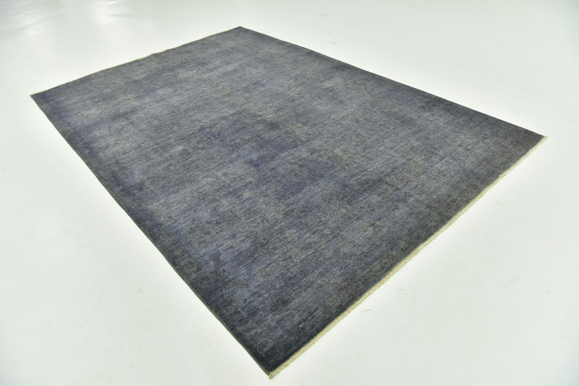 6' 8 x 9' 9 Hand Knotted Over-Dyed Ziegler Rug