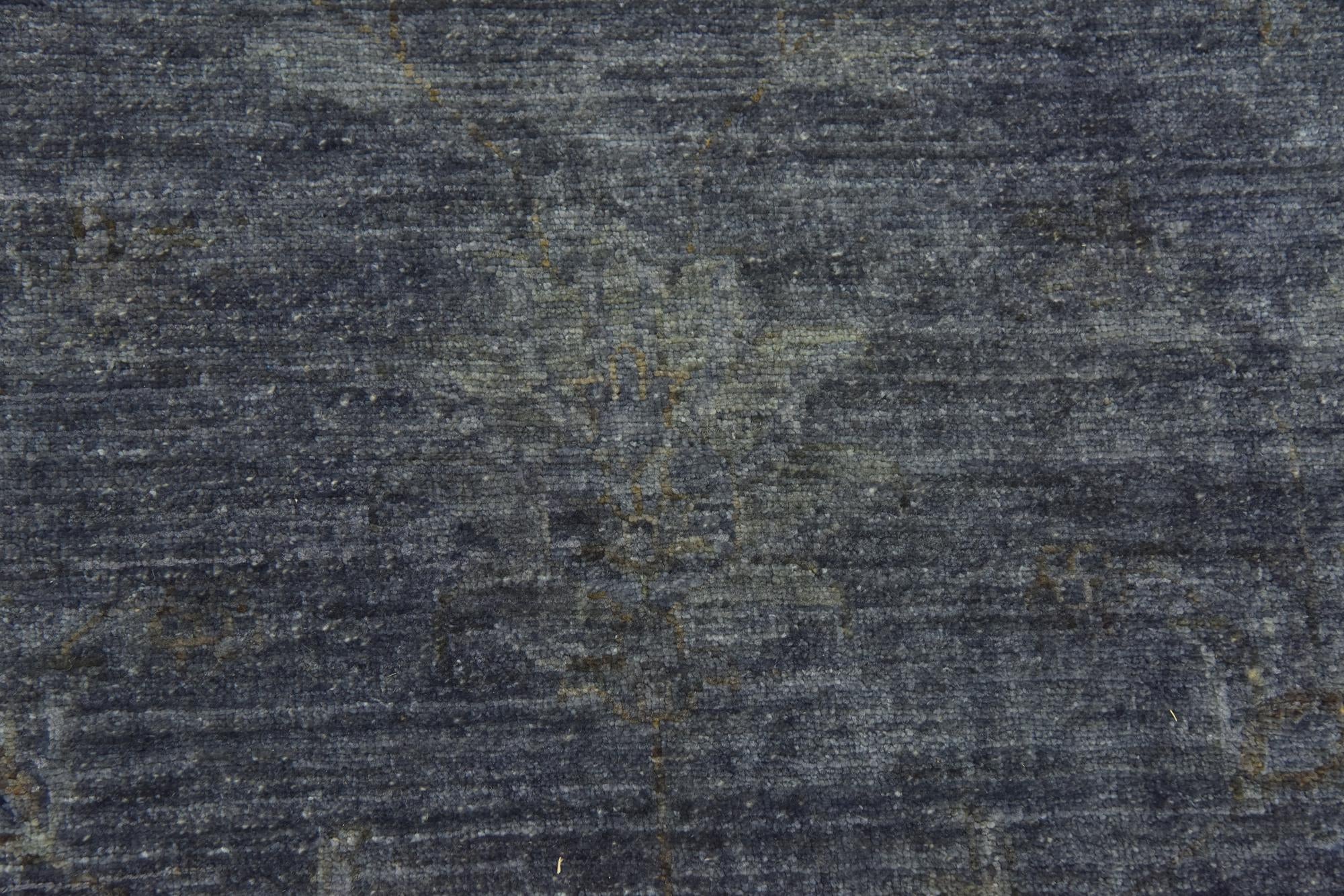 6' 8 x 9' 9 Hand Knotted Over-Dyed Ziegler Rug