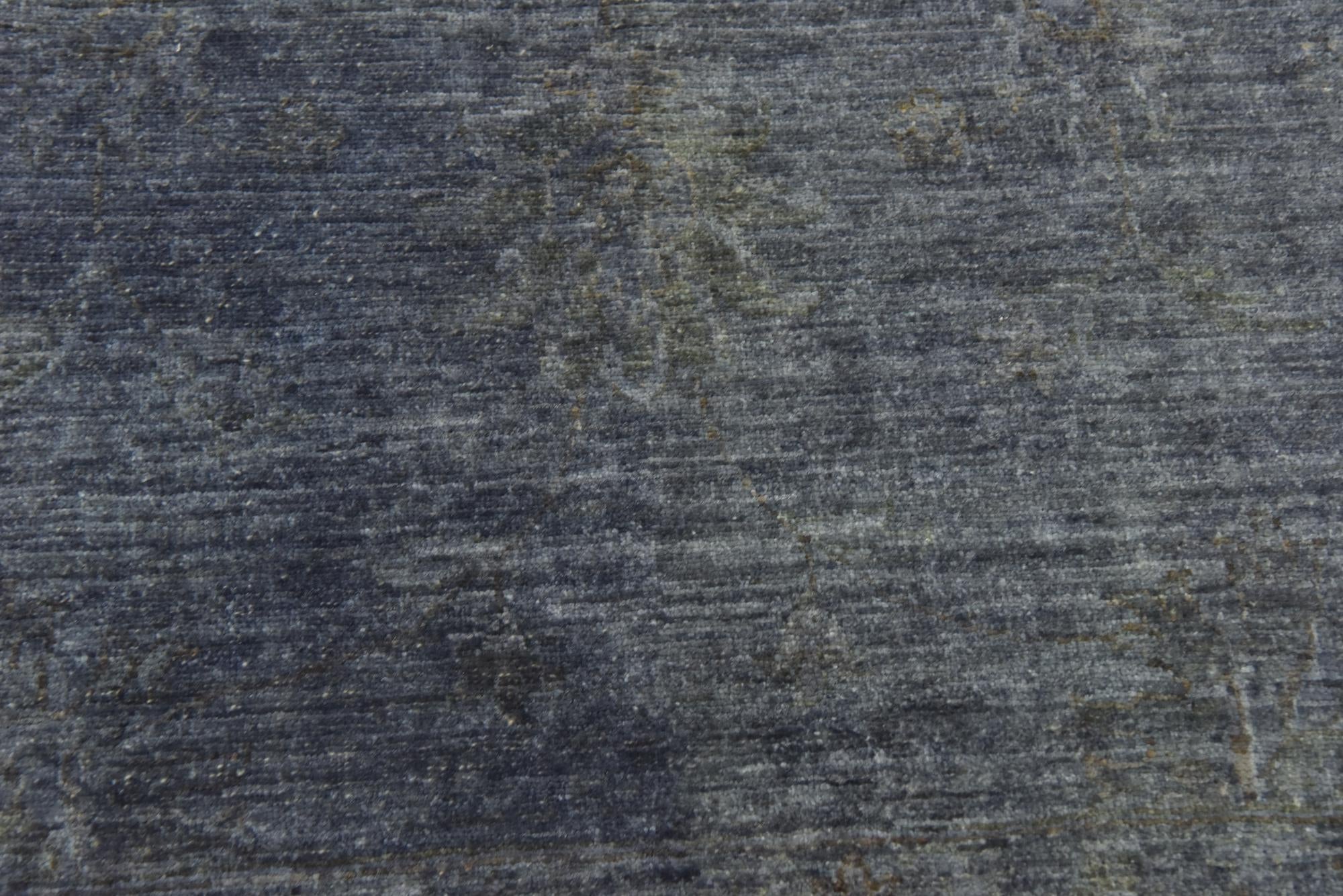 6' 8 x 9' 9 Hand Knotted Over-Dyed Ziegler Rug