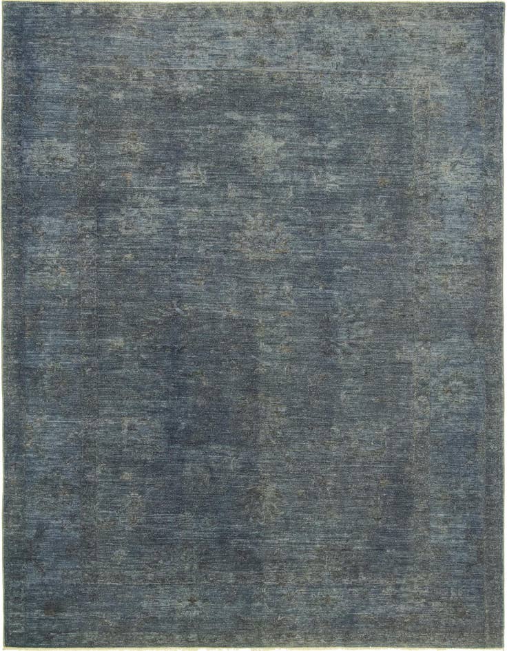 Detail image of 6' 8 x 9' 9 Hand Knotted Over-Dyed Ziegler Rug
