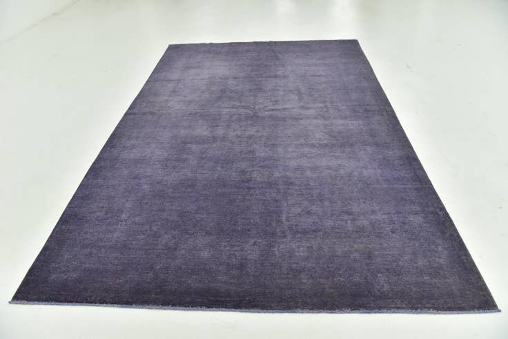 Detail image of 6' 3 x 9' 7 Hand Knotted Over-Dyed Ziegler Rug