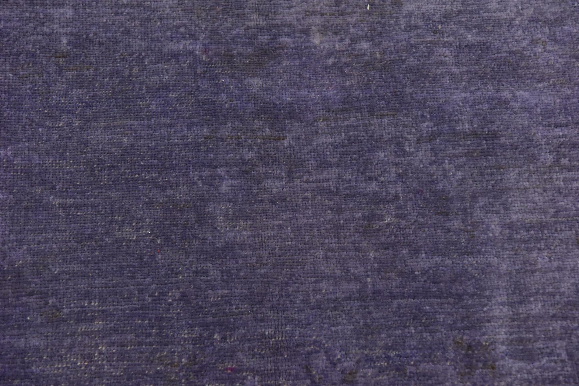 6' 3 x 9' 7 Hand Knotted Over-Dyed Ziegler Rug