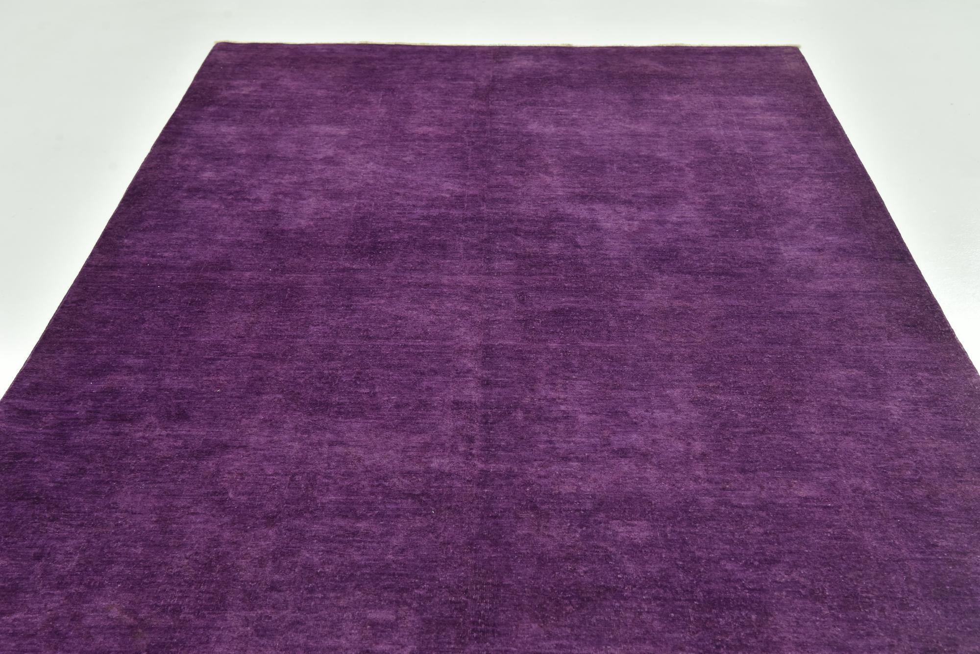 6' x 9' 8 Hand Knotted Over-Dyed Ziegler Rug
