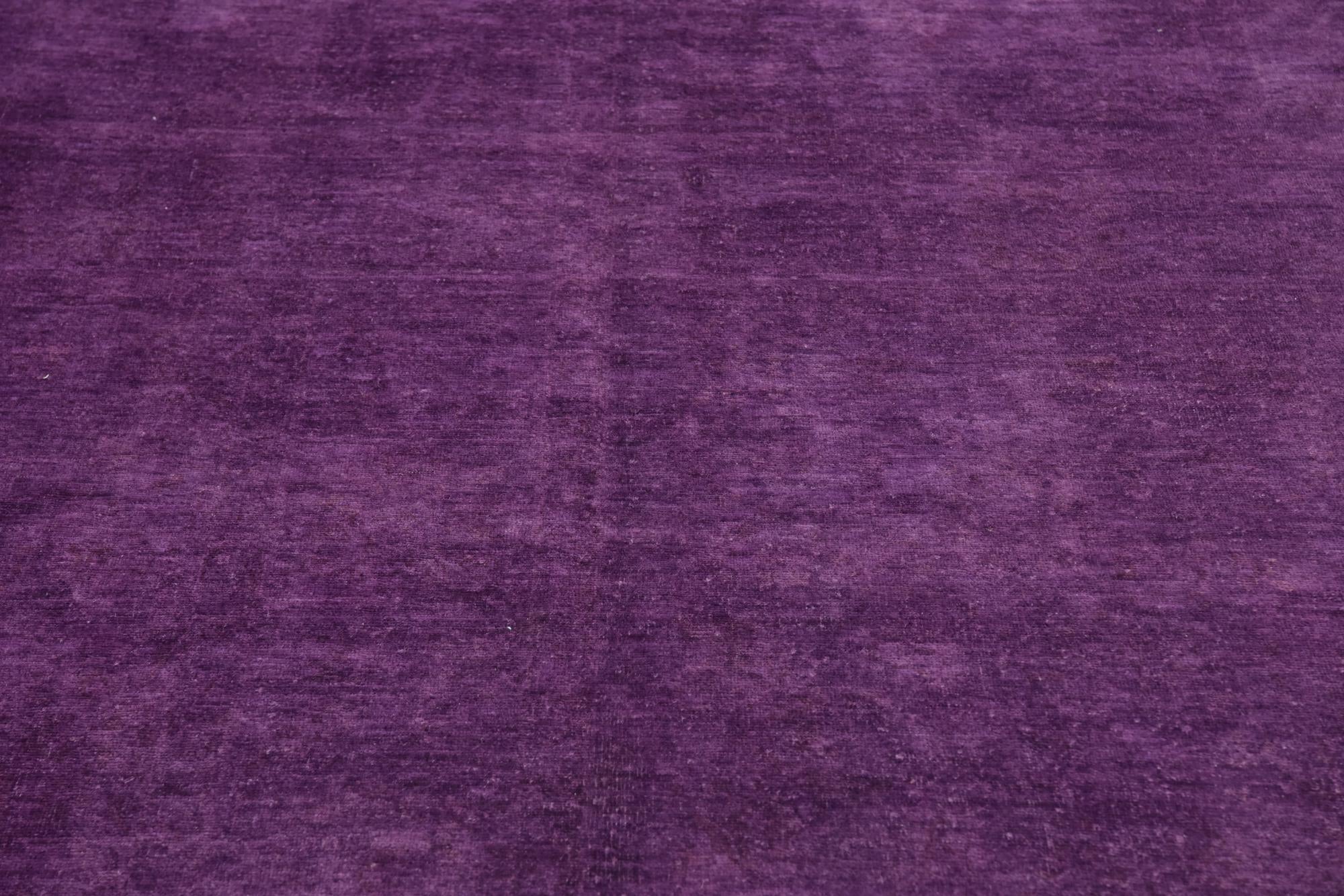 6' x 9' 8 Hand Knotted Over-Dyed Ziegler Rug