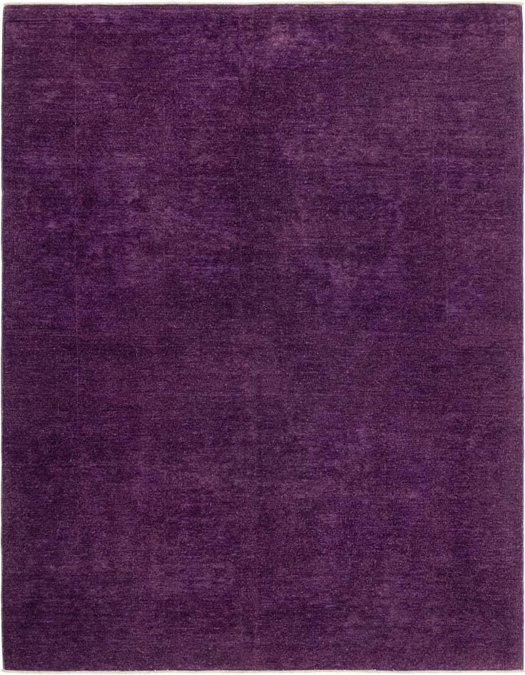 Detail image of 6' x 9' 8 Hand Knotted Over-Dyed Ziegler Rug