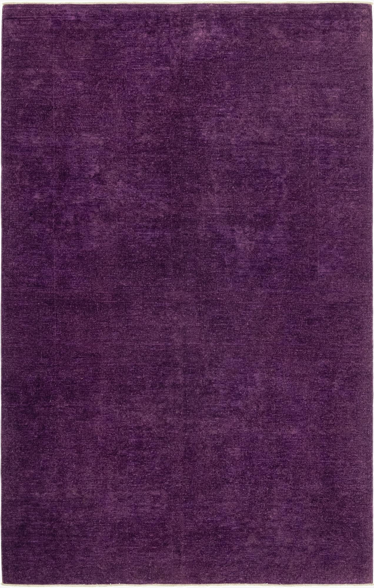 6' x 9' 8  Hand Knotted Over-Dyed Ziegler Rug