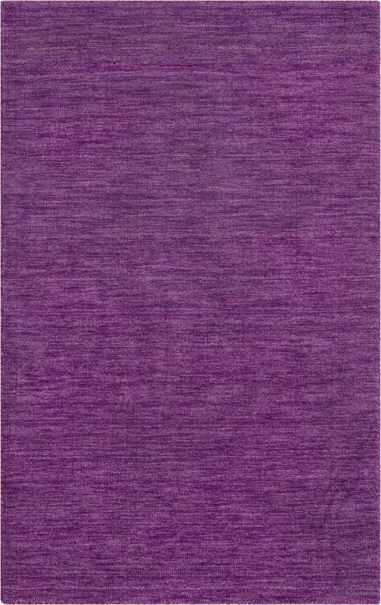 3' 3 x 5' 3 Hand Knotted Solid Gabbeh Wool Rug
