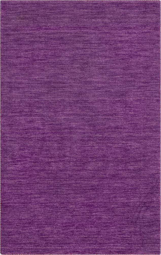 3' 3 x 5' 3 Hand Knotted Solid Gabbeh Wool Rug