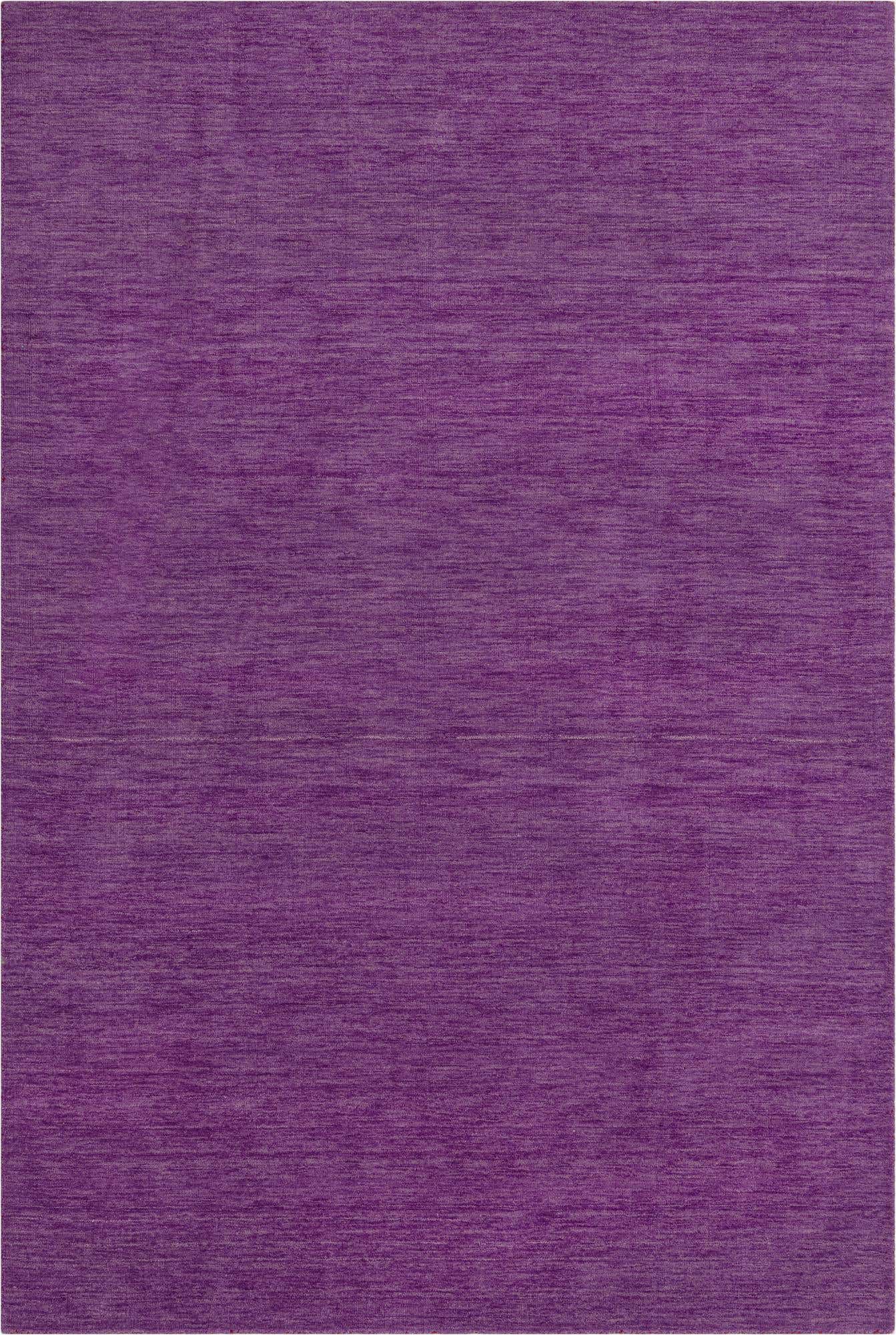 6' 7 x 9' 10 Hand Knotted Solid Gabbeh Wool Rug