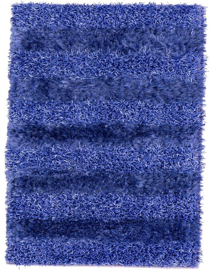 Detail image of 2' 5 x 4' 6 Hand Knotted Solid Shag Oriental Rug