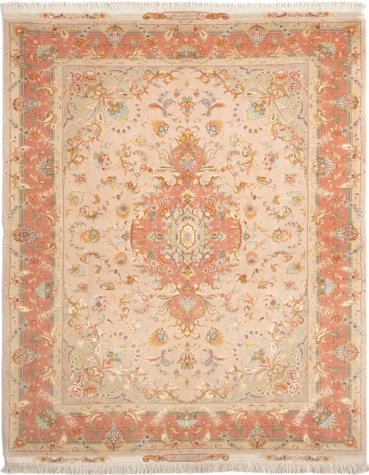 Detail image of 5' x 7' Tabriz Rug