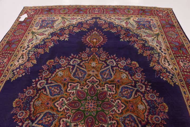 9' 5 x 13' Hand Knotted Tabriz Persian Wool Rug