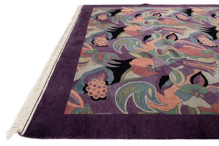 6' 5 x 9' Hand Knotted Tibet Wool Rug