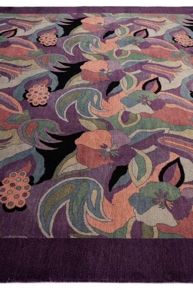 6' 5 x 9' Hand Knotted Tibet Wool Rug