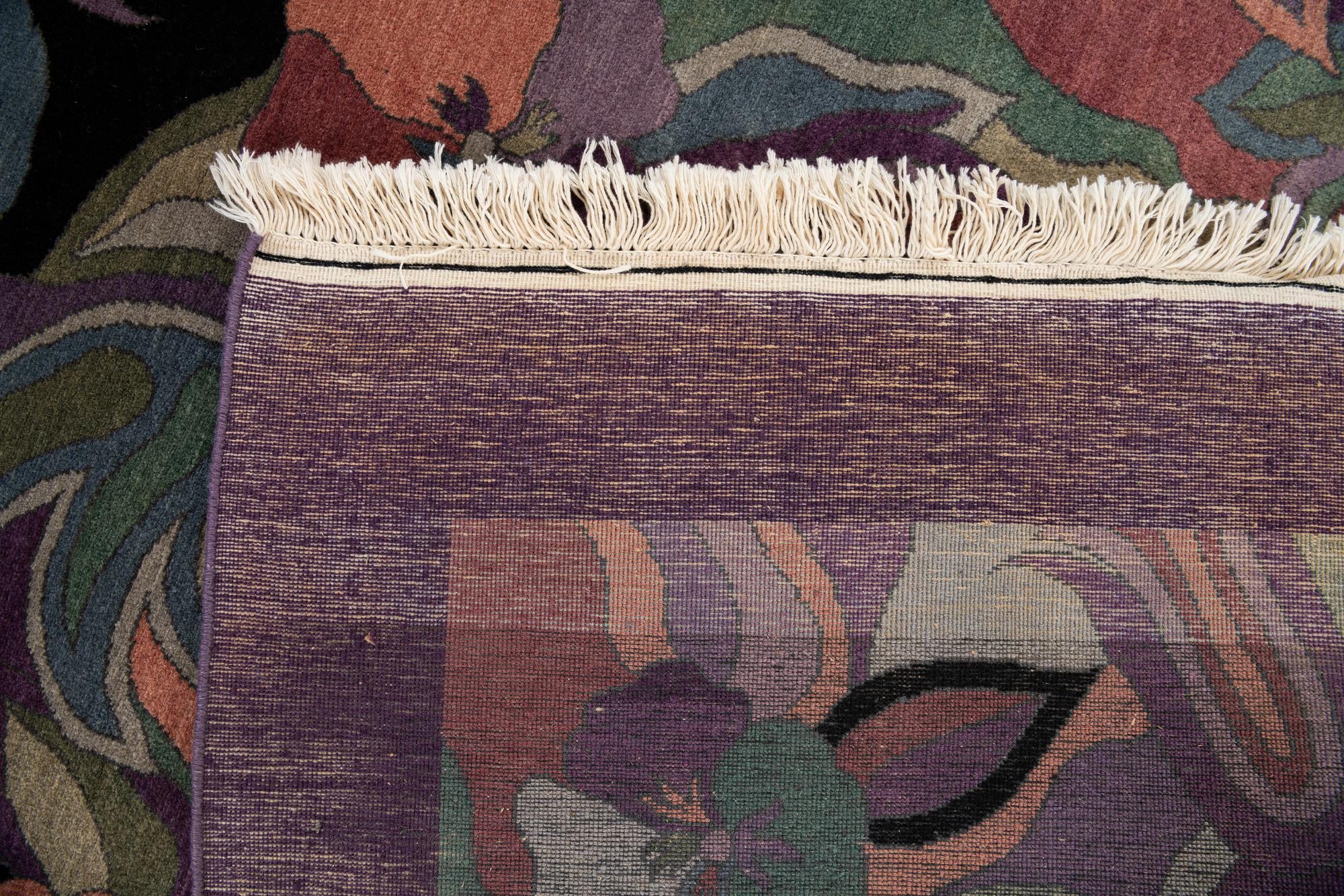 6' 5 x 9' Hand Knotted Tibet Wool Rug