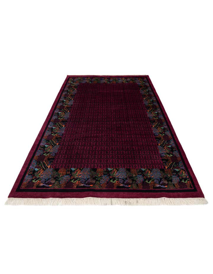 6' 4 x 9' 4 Hand Knotted Tibet Wool Rug