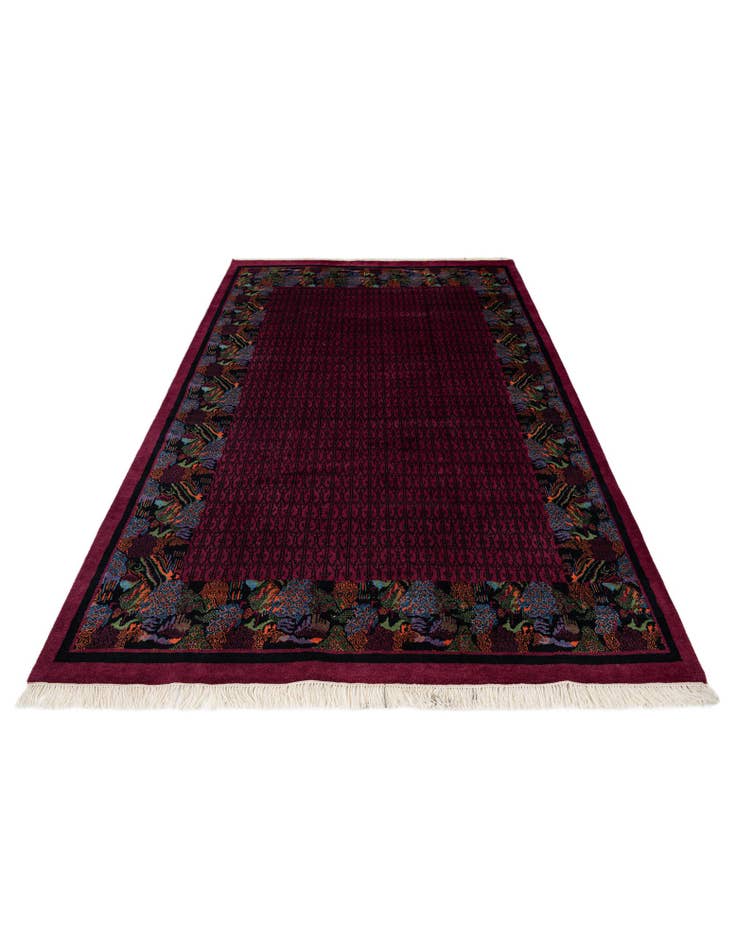 Detail image of 6' 4 x 9' 4 Hand Knotted Tibet Wool Rug
