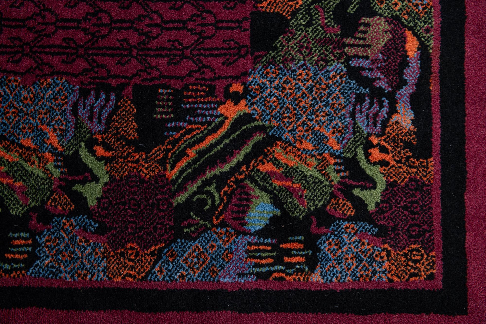 6' 4 x 9' 4 Hand Knotted Tibet Wool Rug
