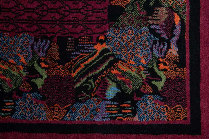 6' 4 x 9' 4 Hand Knotted Tibet Wool Rug