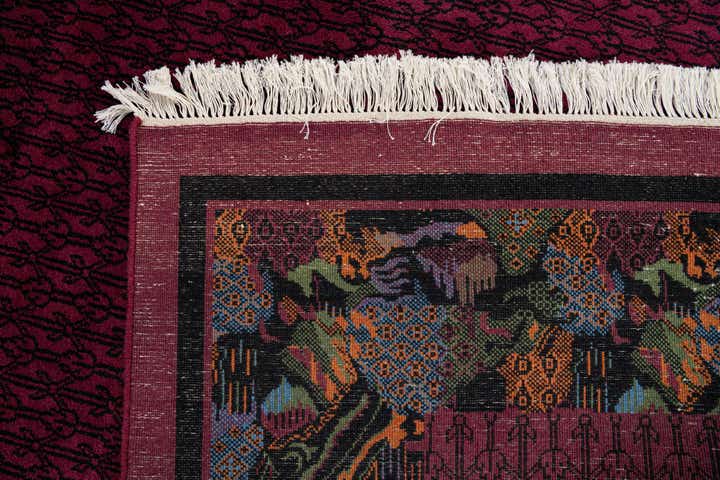 6' 4 x 9' 4 Hand Knotted Tibet Wool Rug