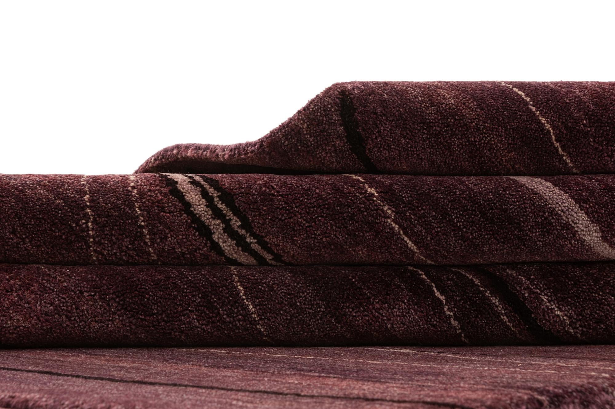4' 9 x 6' 10 Hand Knotted Tibet Wool Rug