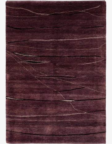 4' 9 x 6' 10 Hand Knotted Tibet Wool Rug