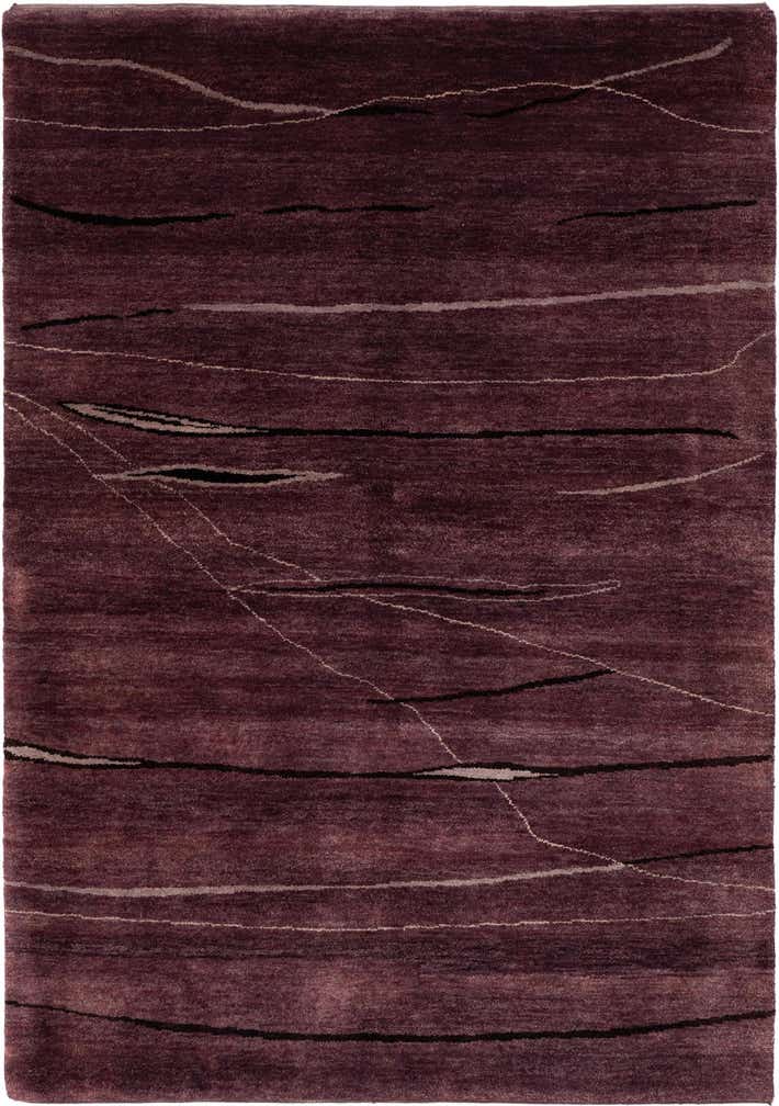 4' 9 x 6' 10 Hand Knotted Tibet Wool Rug