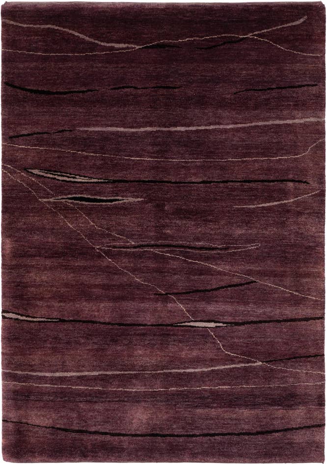 Detail image of 4' 9 x 6' 10 Hand Knotted Tibet Wool Rug