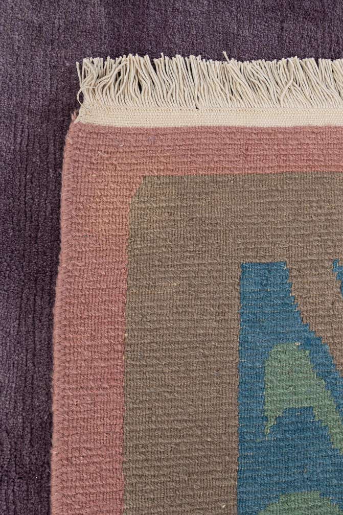 6' 7 x 8' 2 Hand Knotted Tibet Wool Rug