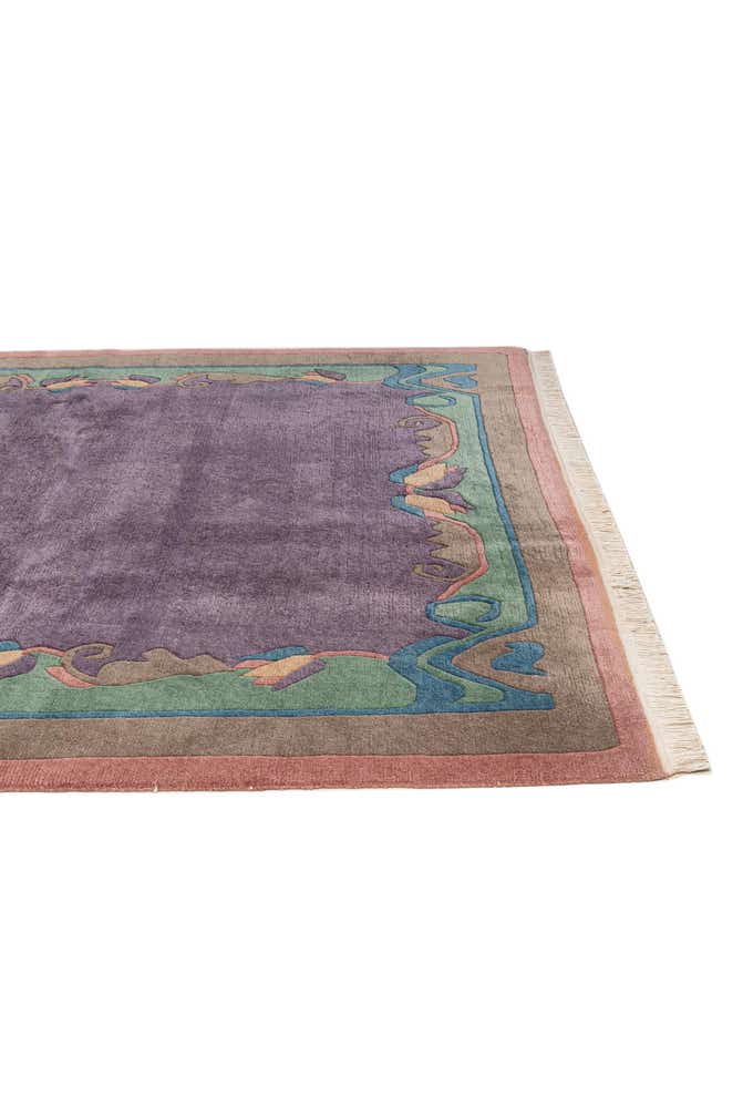 6' 7 x 8' 2 Hand Knotted Tibet Wool Rug