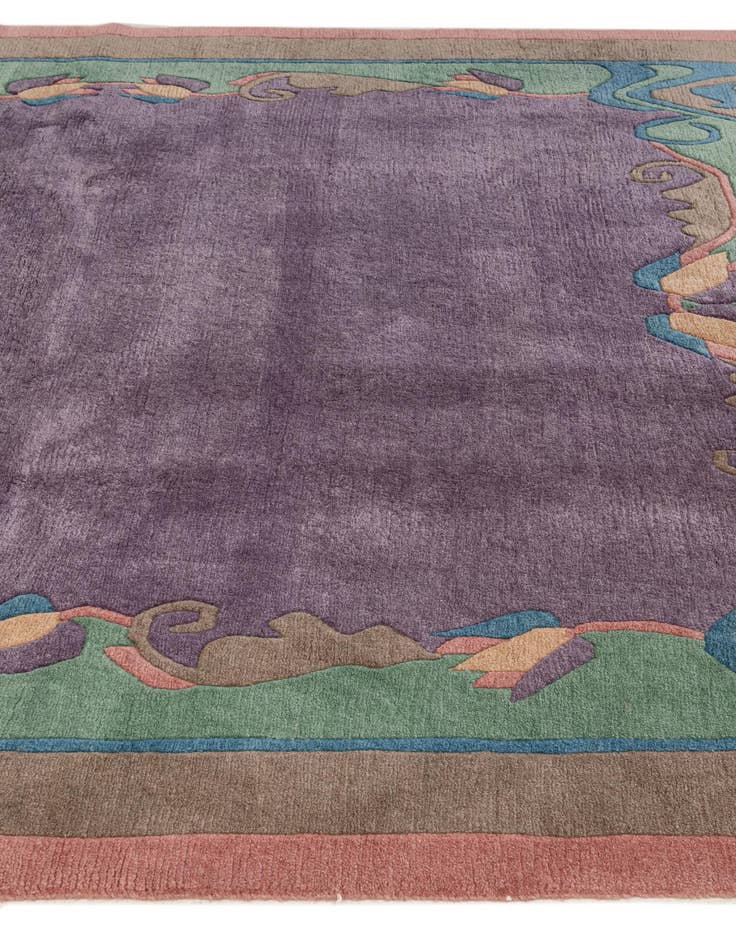 Detail image of 6' 7 x 8' 2  Hand Knotted Tibet Wool Rug